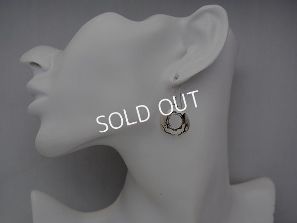 画像4: ナバホ　スタンプ　サークル　ピアス (4)