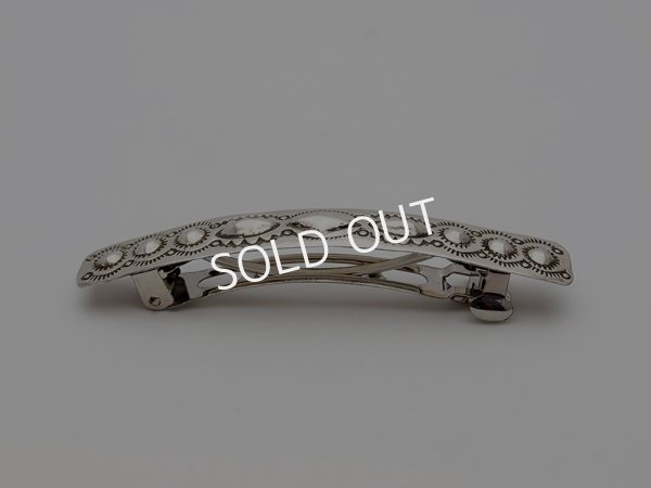 画像2: ナバホ　スタンプワーク　バレッタ (2)