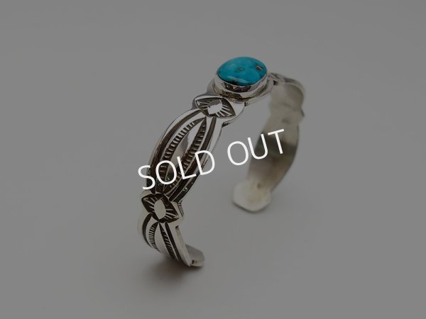 画像3: Arnold Blackgoat モレンシーターコイズ　バングル (3)