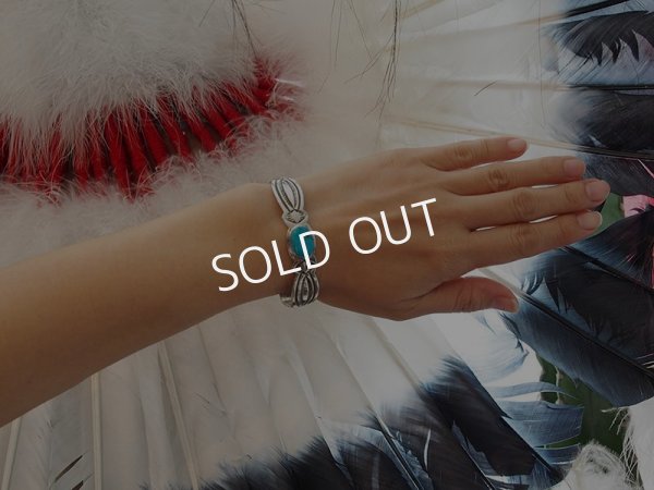 画像5: Arnold Blackgoat モレンシーターコイズ　バングル (5)