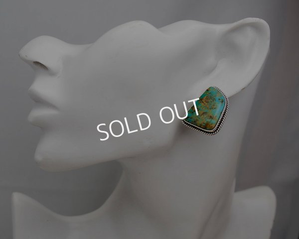 画像4: Milton Lee ターコイズ　イヤリング (4)