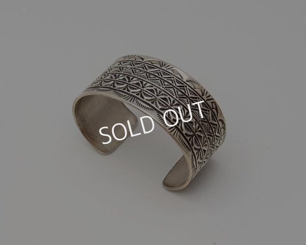 画像3: Henry Mariano スタンプワーク　ワイドバングル (3)