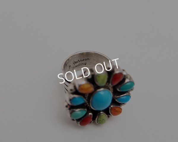 画像5: Bobby Johnson マルチカラー クラスターリング  (5)