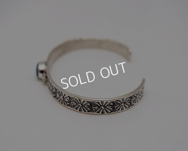 画像2: Henry Mariano キングマンターコイズ　バングル (2)