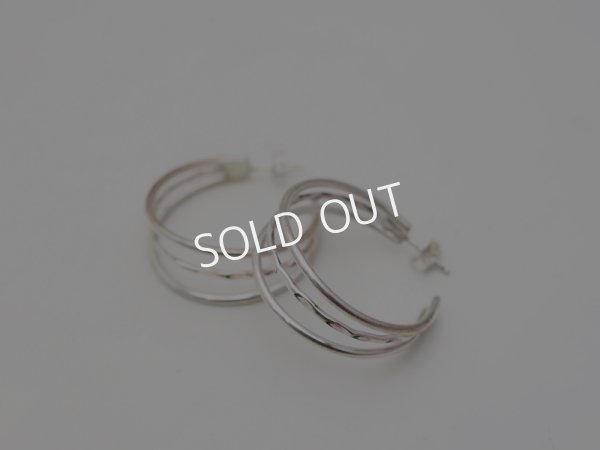 画像2: ナバホ　スプリットワイヤー　フープピアス (2)