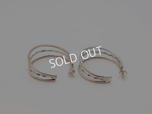 画像3: ナバホ　スプリットワイヤー　フープピアス (3)