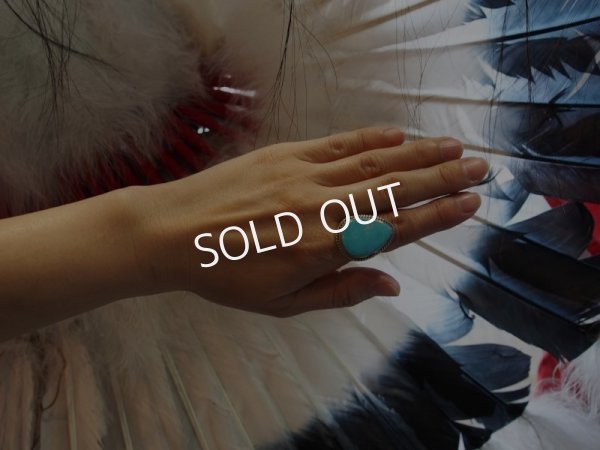 画像5: Navajo ターコイズマウンテン　ターコイズリング (5)