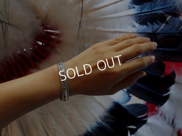 画像5: Elaine Tahe ツイステッドワイヤー　プレーン　ヘビーゲージバングル (5)