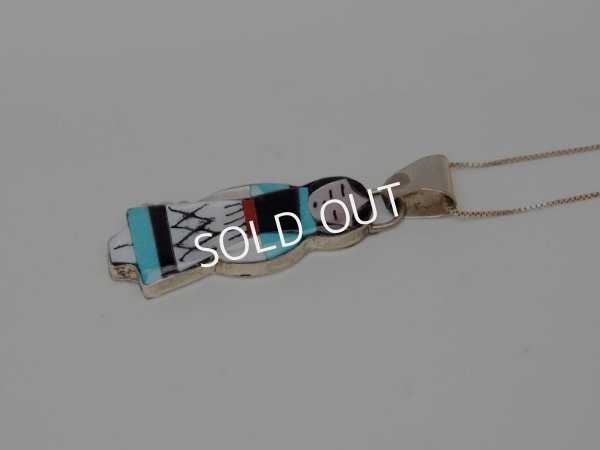 画像2: ズニガール　インレイペンダント (2)