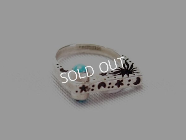 画像3: ナバホ　オーバーレイ　ボックスリング (3)