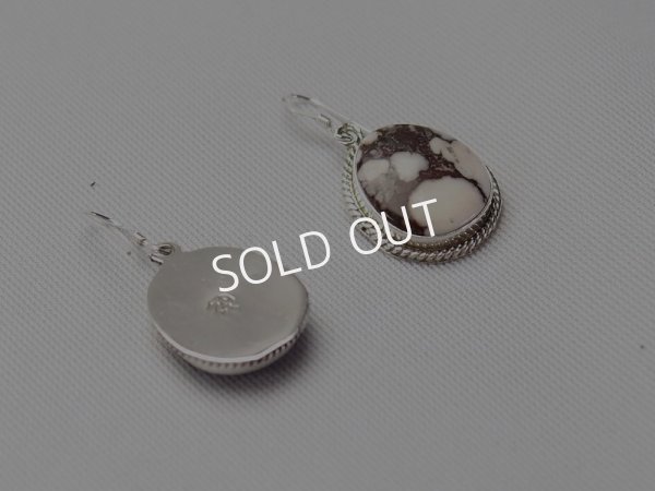 画像3: ナバホ　ワイルドホース　ダングルピアス (3)