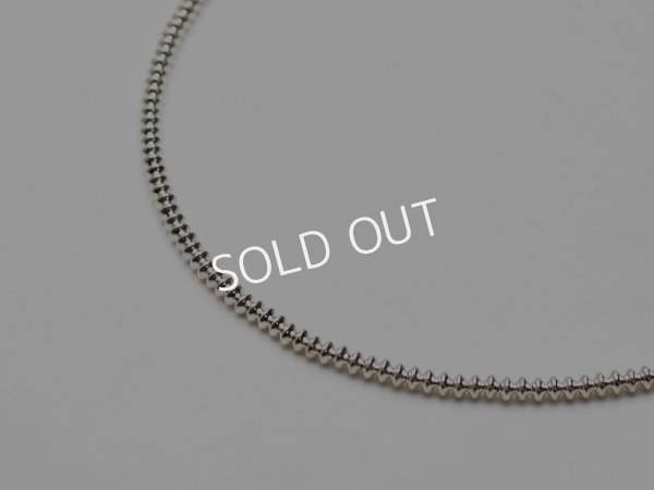 画像2: ナバホパール　ネックレス　3mm菱玉　61cm (2)