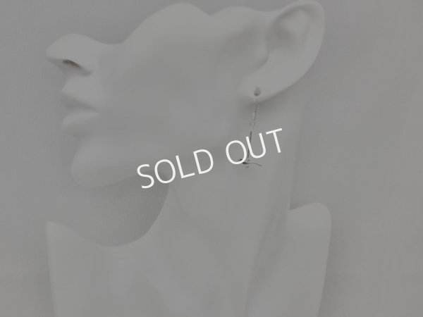 画像3: ナバホ　リキットシルバーフェティッシュピアス (3)