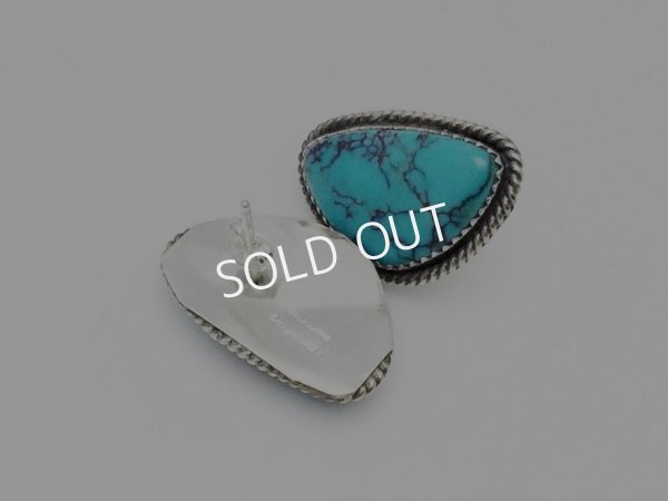 画像3: ナバホ　ターコイズ　ピアス (3)