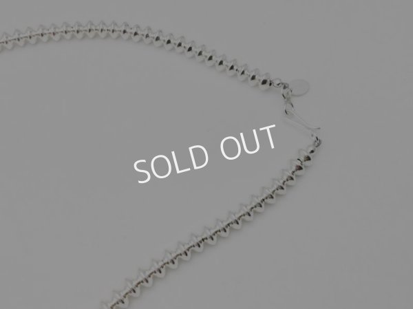 画像3: ナバホパール　ネックレス　6mm菱玉　45cm (3)