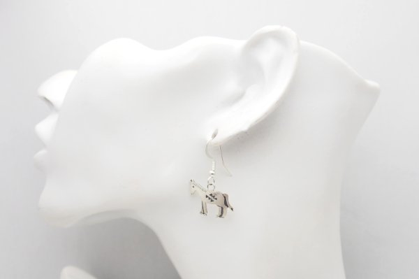 画像2: ナバホ　ホース フックピアス (2)