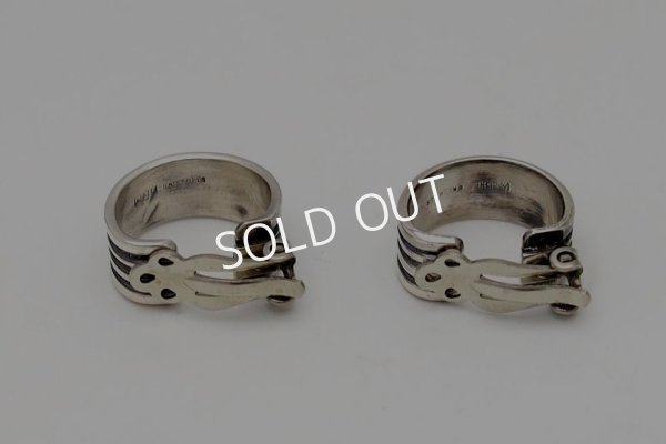 画像2: Henry Mariano シルバーフープ　イヤリング (2)