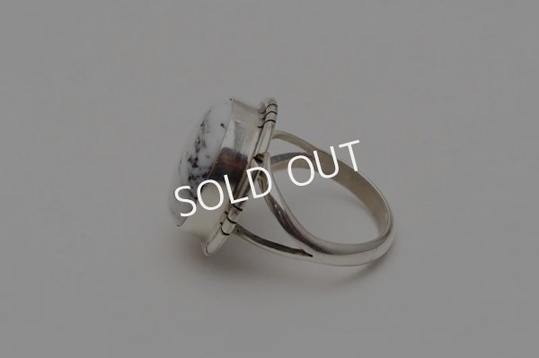 画像2: ナバホ ホワイトバッファローリング (2)