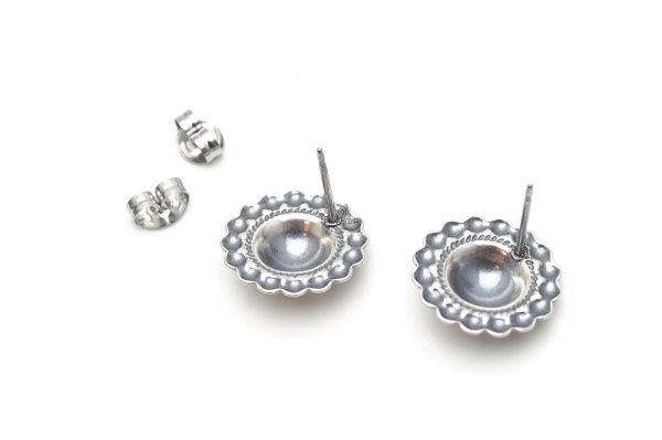 画像3: コンチョ　ボタンピアス (3)